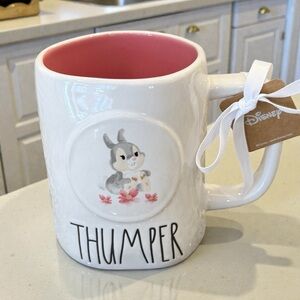 NEW Rae Dunn Disney Thumper Pink Interior Mug